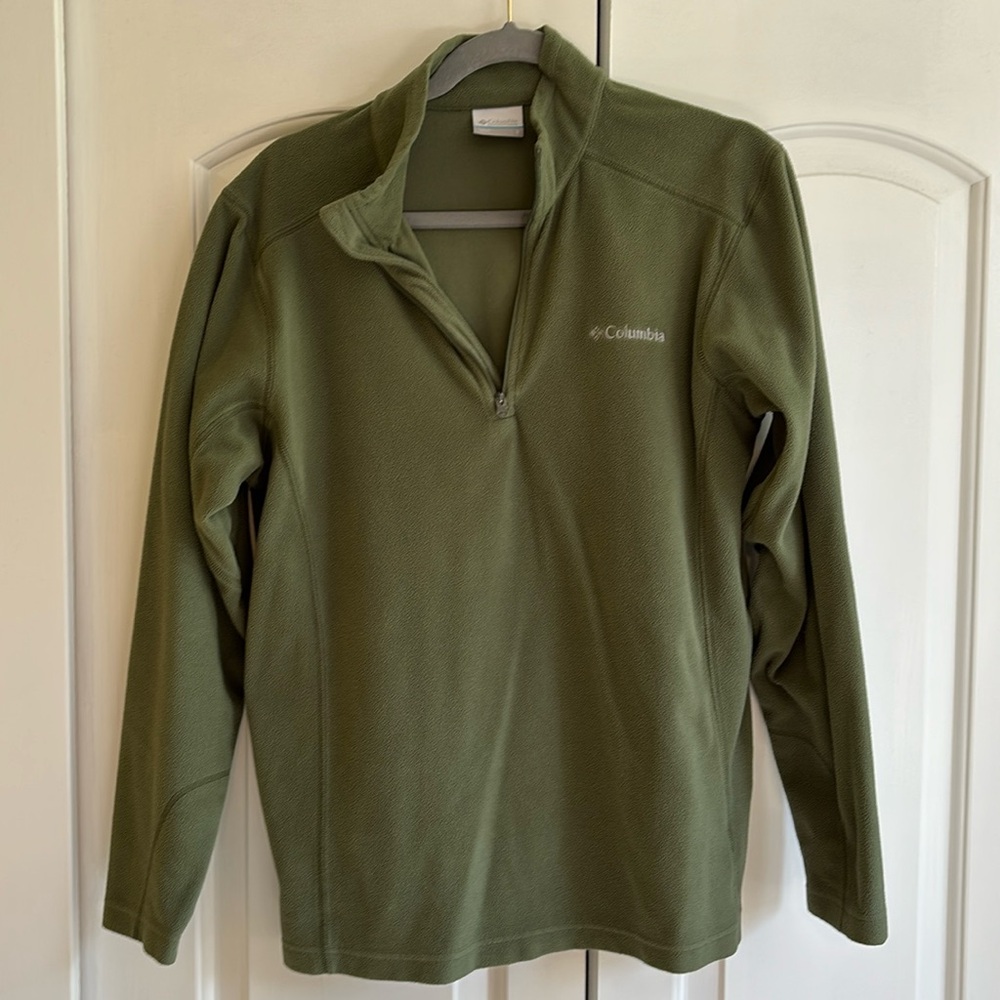 Columbia Quarter Zip Small Green